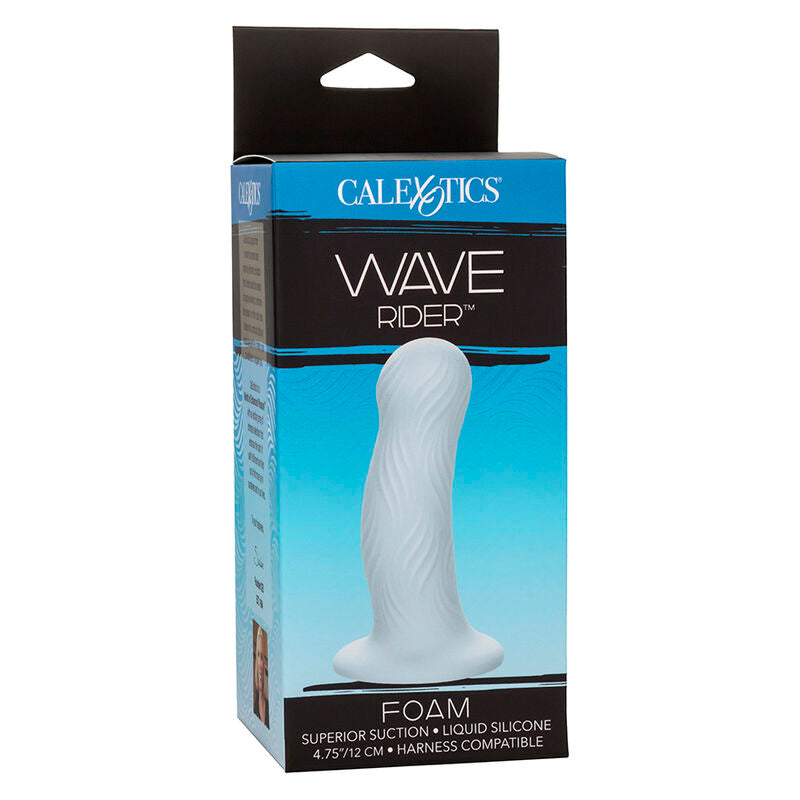CALEXOTICS - PENAST ANALNI ČEP IZ PENE WAVE RIDER MODRE BARVE