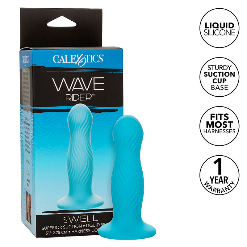 CALEXOTICS - WAVE RIDER SWELL ANALNI ČEP MODRI