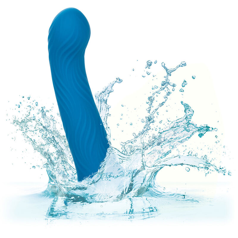 CALEXOTICS - WAVE RIDER RIPPLE ANALNI ČEP MODRE BARVE