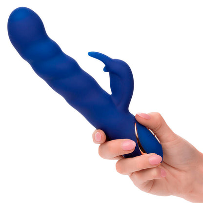 CALEXOTICS - VIBRATOR JACK RABBIT WAVE MOTION BLUE