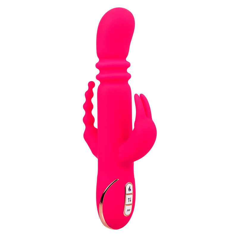 CALEXOTICS - JACK FANTASY TROJNI OGREVANI VIBRATOR ZAJČEK ROZA