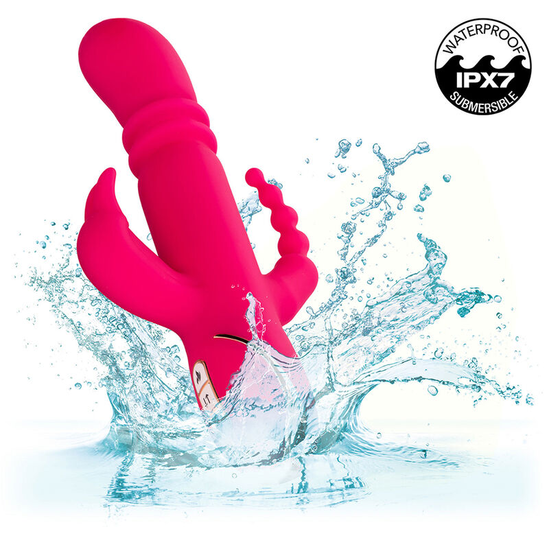 CALEXOTICS - JACK FANTASY TROJNI OGREVANI VIBRATOR ZAJČEK ROZA