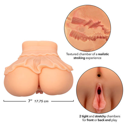 CALEXOTICS - PEEP SHOW DEKLE DVOJNI REALISTIČNI MASTURBATOR MESO