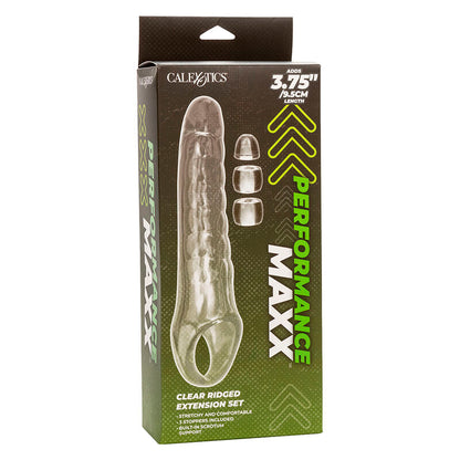 CALEXOTICS - MAXX PENIS PODALJŠEK NASTAVLJIV JASNO