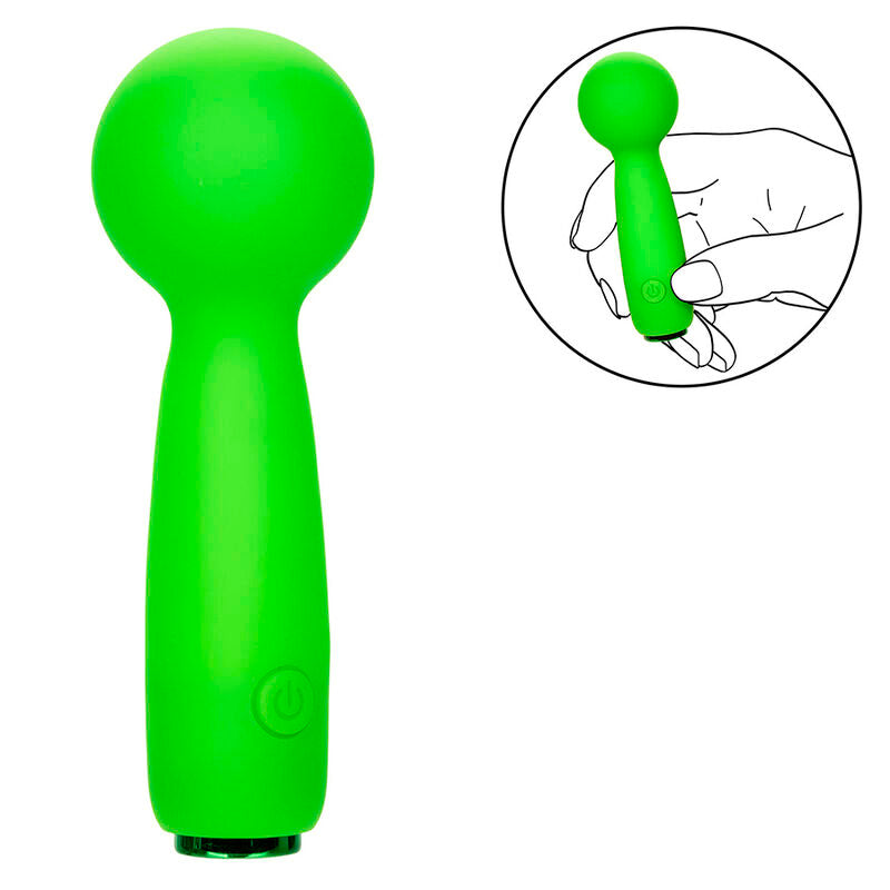 Manjši vibrator CALEXOTICS - Neon Vibes The Bubbly Vibe, zelena