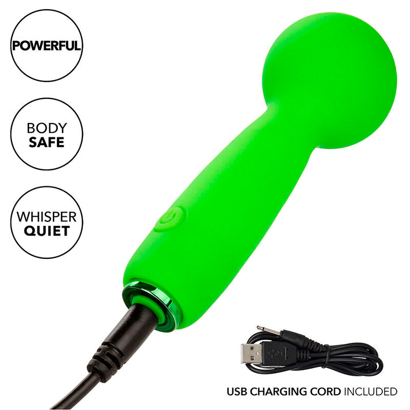 Manjši vibrator CALEXOTICS - Neon Vibes The Bubbly Vibe, zelena