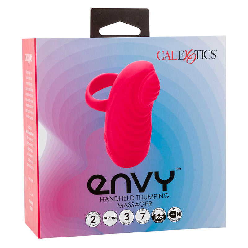 CALEXOTICS - ENVY ROČNI MASAŽNI PRIPOMOČEK S KROGLICAMI 7 VIBRACIJ ROZA