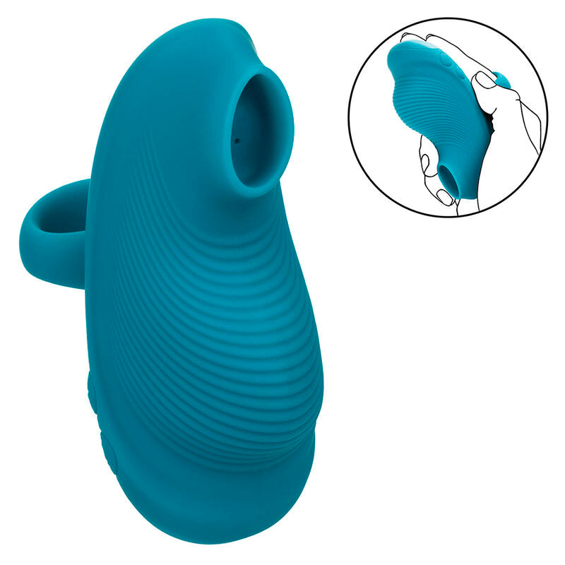 CALEXOTICS - ENVY ROČNI MASAŽNI PRIPOMOČEK S KROGLICAMI 7 VIBRACIJ MODRA
