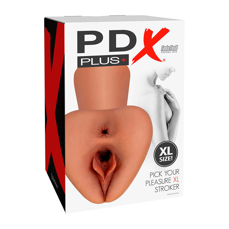 PDX PLUS - IZBERI SVOJ UŽITEK XL REALISTIČNI STROKER RJAVA