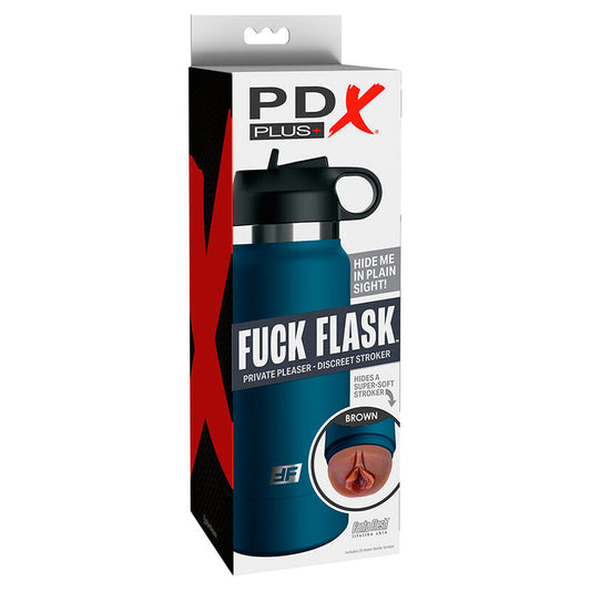 PDX PLUS - FUK FLASK VAGINE DISCRET STROKER RJAVA MODEL 1