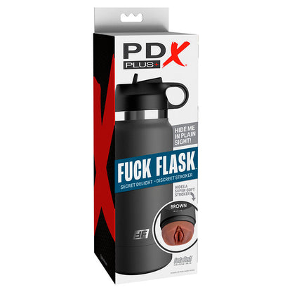 PDX PLUS - FUK FLASK VAGINE DISKRETNI STROKER RJAVI MODEL 2
