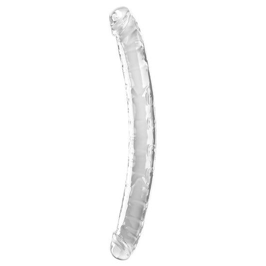 KING COCK - DVOJNE TEŽAVE DVOJNI DILDO 46 CM PROZOREN