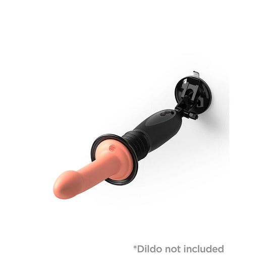 SERIJA FETIŠ FANTAZIJE - TELO DOCK THRUSTER DILDO OBJEMKA S 7 NAČINI POTISKANJA ČRNA