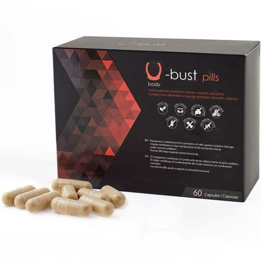 Kapsule za povečanje prsi 500cosmetics - U-Bust, 60 kapsul