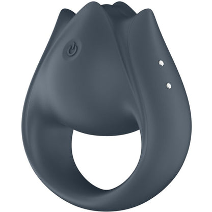 Naprstni vibrator in obroček za penis 2v1 Satisfyer - Perfect Pair 2, siva