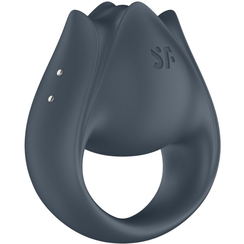 Naprstni vibrator in obroček za penis 2v1 Satisfyer - Perfect Pair 2, siva