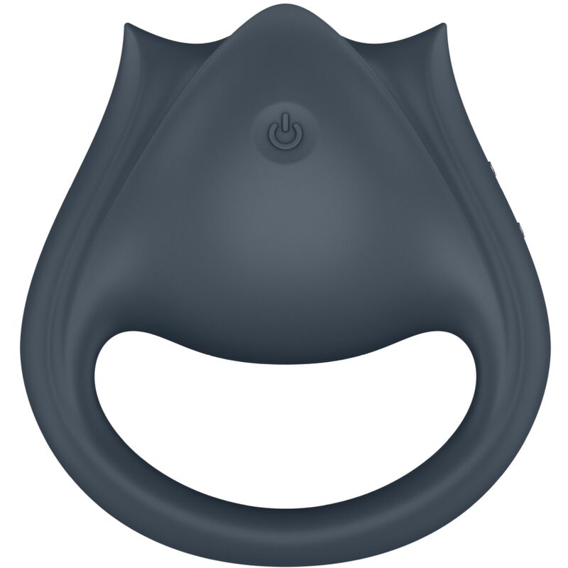 Naprstni vibrator in obroček za penis 2v1 Satisfyer - Perfect Pair 2, siva