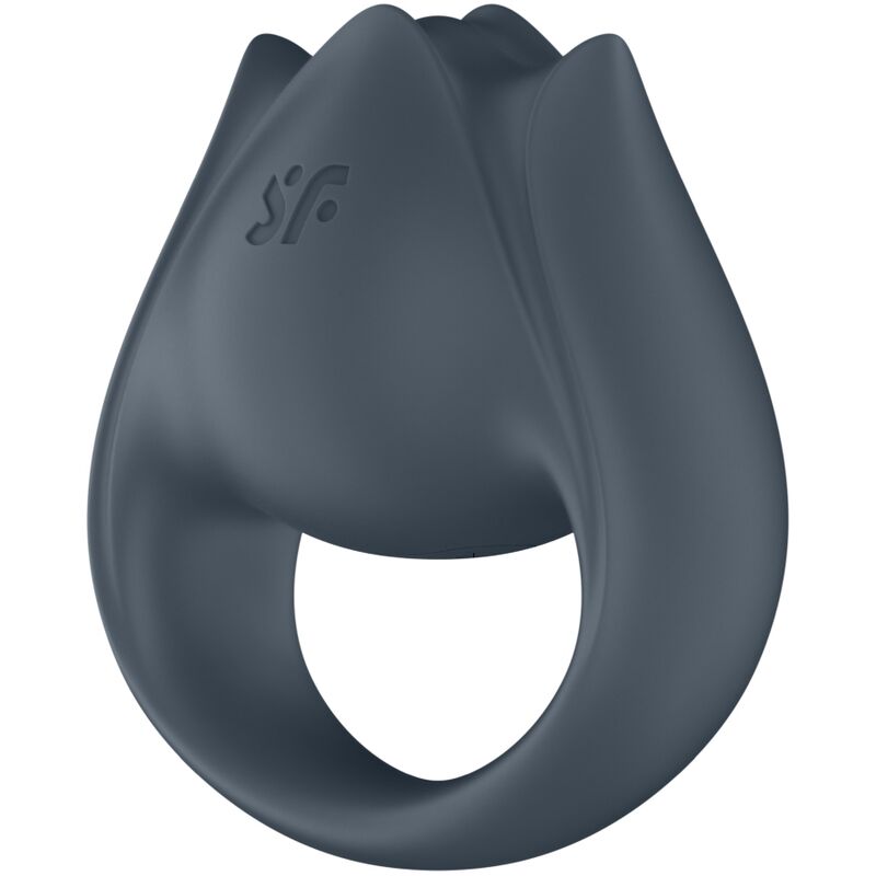 Naprstni vibrator in obroček za penis 2v1 Satisfyer - Perfect Pair 2, siva