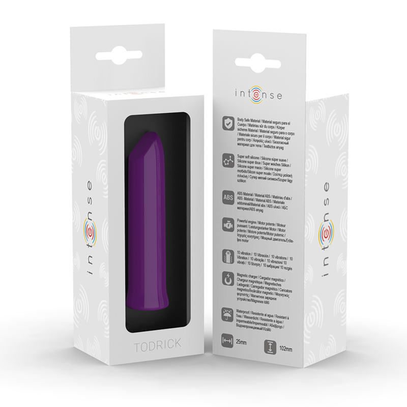 Bullet vibrator Intense - Todrick, vijolična