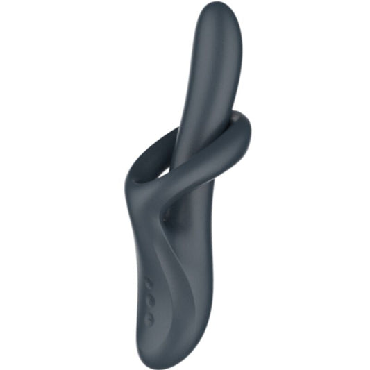 Rabbit vibrator Satisfyer - Heat Flex 4, siva