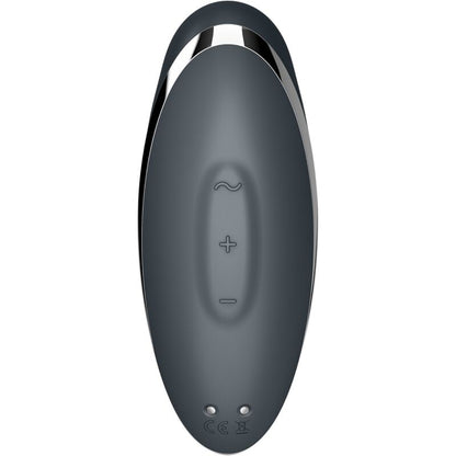 Stimulator klitorisa Satisfyer - Tap & Climax 2, siva