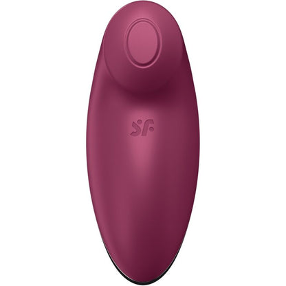 Stimulator klitorisa Satisfyer - Tap & Climax 2, rdeča