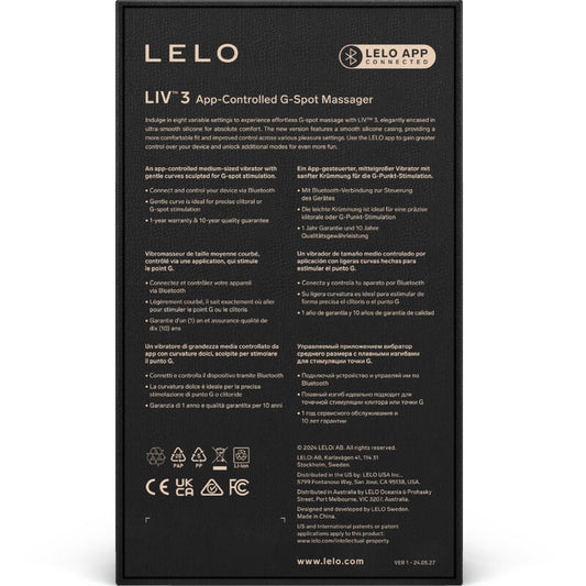 LELO - LIV™ 3 G-SPOT STIMULATOR VIJOLIČNE BARVE