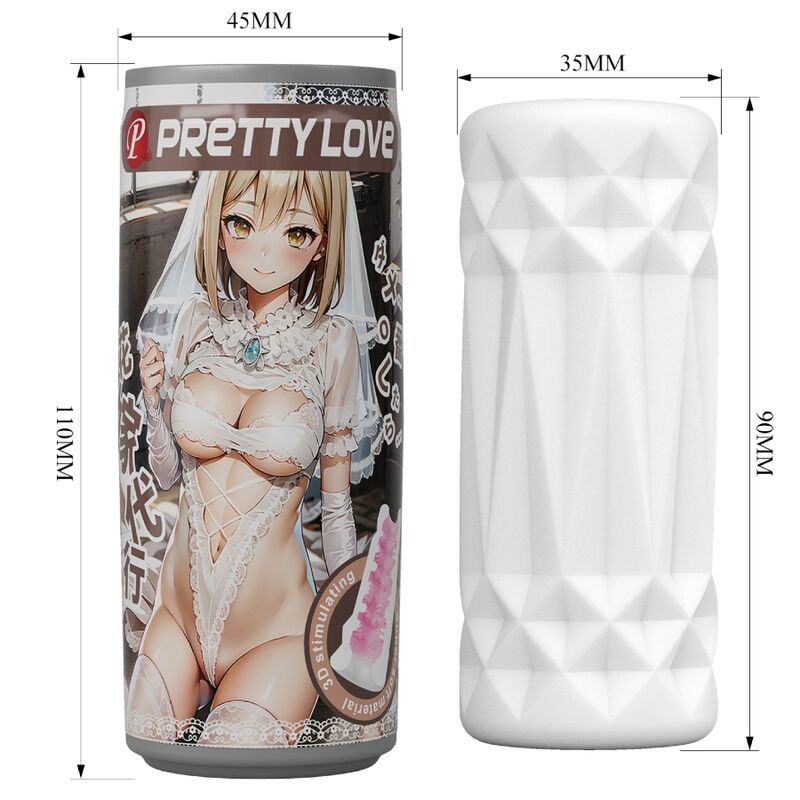 PRETTY LOVE - MOŠKI MASTURBATOR LAHKO MODEL 1