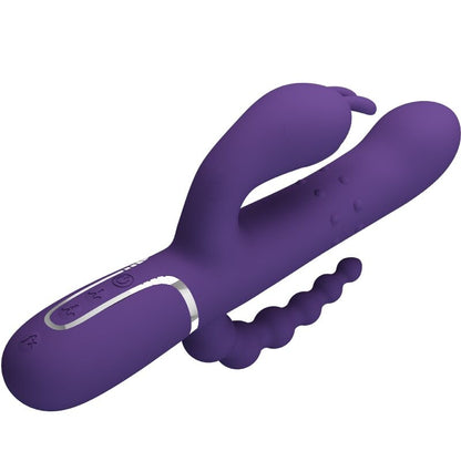 LEPA LJUBEZEN - CAMMY TROJNI VIBRATOR VEČNAMENSKI 4 V 1 VIJOLIČNI