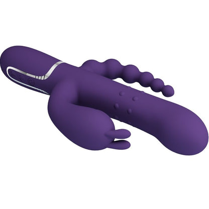 LEPA LJUBEZEN - CAMMY TROJNI VIBRATOR VEČNAMENSKI 4 V 1 VIJOLIČNI
