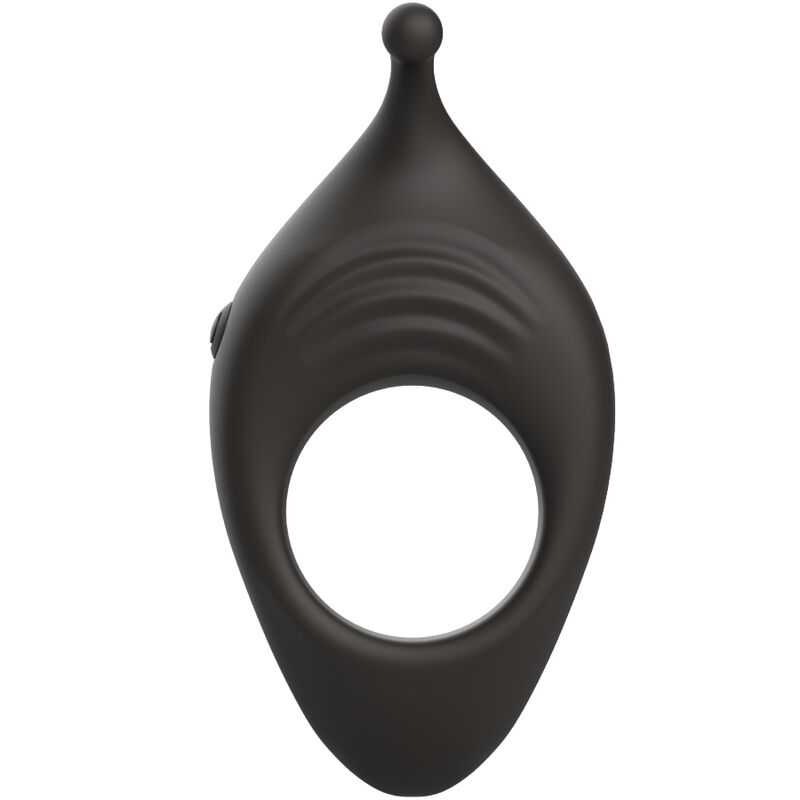 B SWISH - BCHARMED RHYTHM INFINITE DELUXE OBROČEK ZA PENIS 15 VIBRACIJ ČRNA