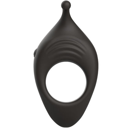 B SWISH - BCHARMED RHYTHM INFINITE DELUXE OBROČEK ZA PENIS 15 VIBRACIJ ČRNA