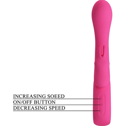 PRETTY LOVE - NOVAK RABBIT VIBRATOR 12 VIBRACIJ ROZA
