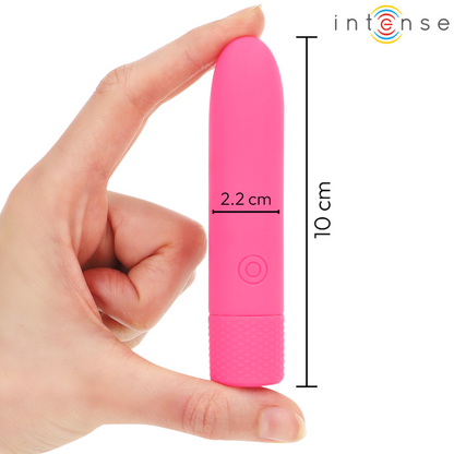 Bullet vibrator Intense - Symone, 10 x 2.2 cm, roza