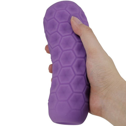 Masturbator s kroglicama Pretty Love - Twin Balls, vijolična