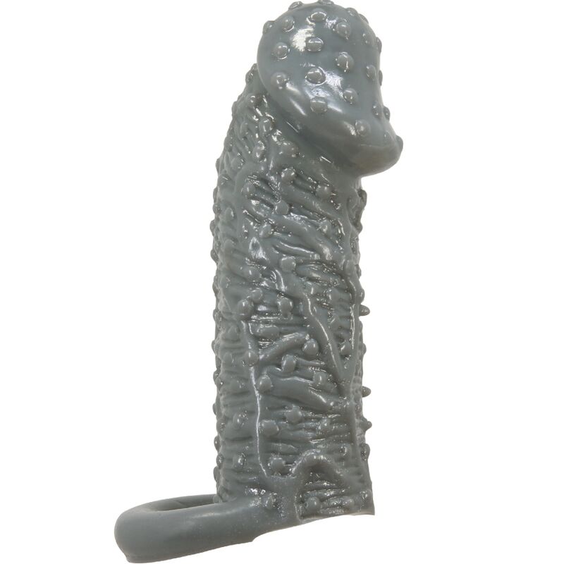 LEPA LJUBEZEN - REALISTIČNI PENIS POVEČAVA IN ZAMUDA ROKAV MODEL 2 SIVA
