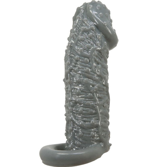 LEPA LJUBEZEN - REALISTIČNI PENIS POVEČAVA IN ZAMUDA ROKAV MODEL 2 SIVA