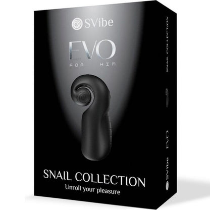 SNAIL VIBE - EVO FOR HIM MOŠKI MASTURBATOR SLIDE NROLL BLACK
