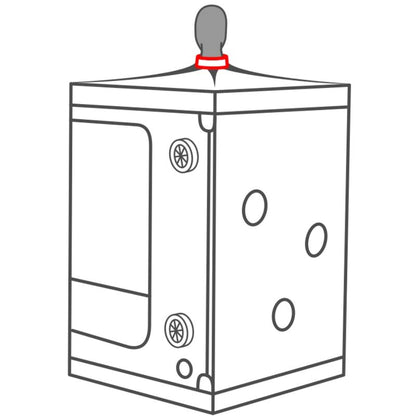 SECRET DOME - KINK CLUB CABIN SCANDALE BLACK & RED