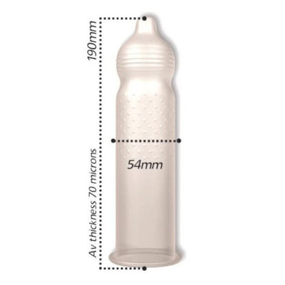Kondomi Pasante Ribs and Dots Intensity, 144 kos