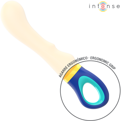 INTENSE - KOSMATI VIBRATOR G-TOČKE RUMENE BARVE