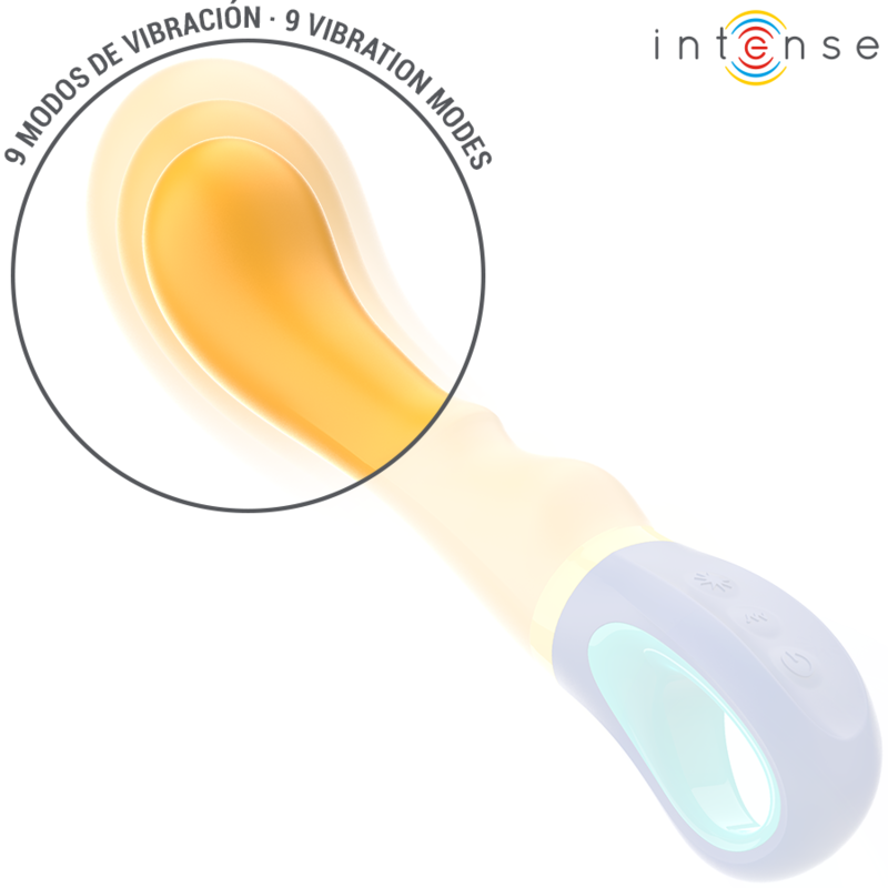 INTENSE - KOSMATI VIBRATOR G-TOČKE RUMENE BARVE