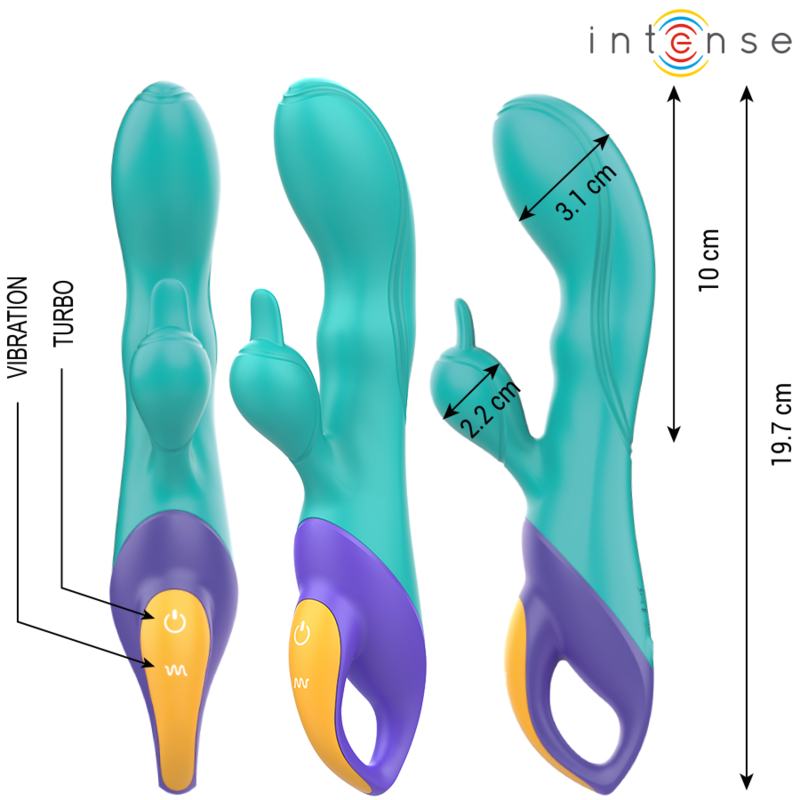 INTENZIVNO - FRED RABBIT VIBRATOR MODRA