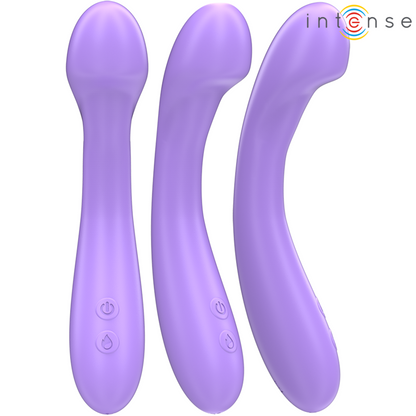 INTENZIVEN - BECKY VIBRATOR 19 CM Z MOŽNOSTJO SEGREVANJA 7 VIBRACIJ VIJOLIČNA