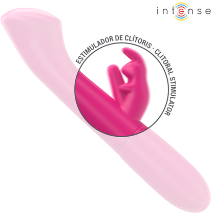 INTENZIVEN - VIBRATOR JULIETA RABBIT 18,6 CM 10 VIBRACIJ ROZA