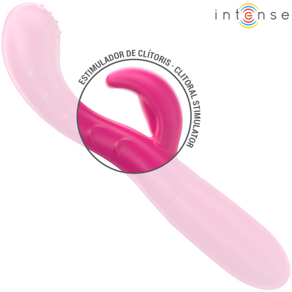 INTENZIVEN - AMARA VIBRATOR S STIMULATIVNIM JEZIKOM 10 VIBRACIJ ROZA