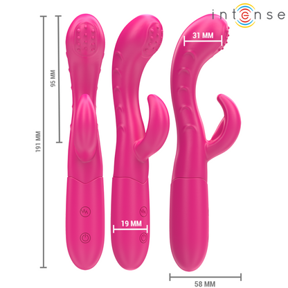 INTENZIVEN - AMARA VIBRATOR S STIMULATIVNIM JEZIKOM 10 VIBRACIJ ROZA