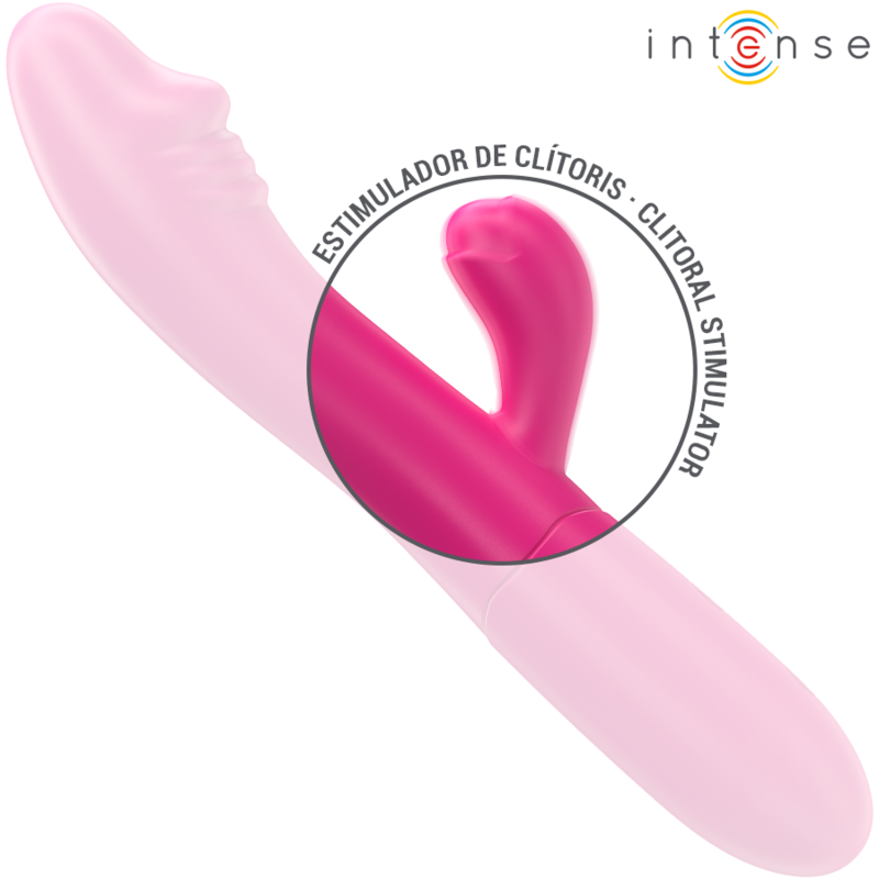 INTENZIVEN - BRŠLJAN FLEKSIBILNI VIBRATOR 10 VIBRACIJ S STIMULATIVNIM JEZIKOM ROZA