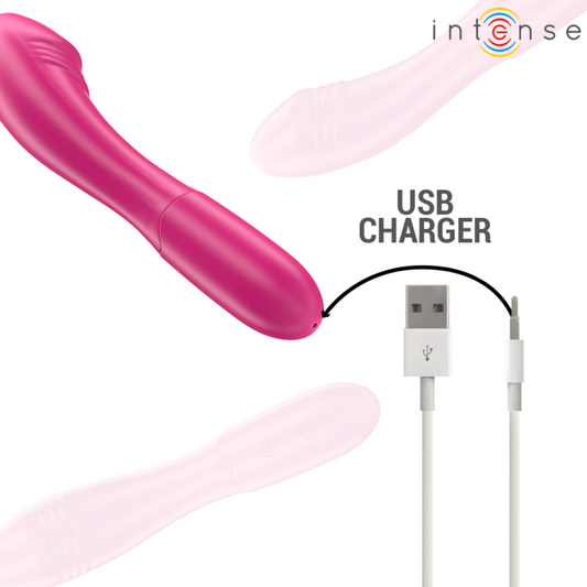 INTENZIVEN - BELINDA VIBRATOR 19 CM FLEKSIBILEN 10 VIBRACIJ ROZA