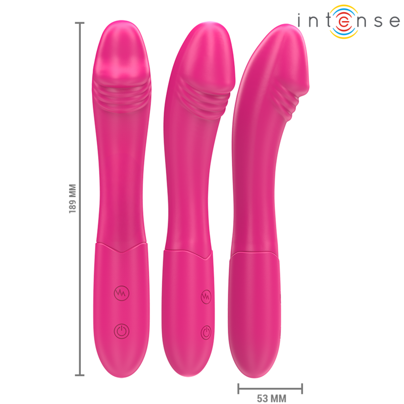 INTENZIVEN - BELINDA VIBRATOR 19 CM FLEKSIBILEN 10 VIBRACIJ ROZA